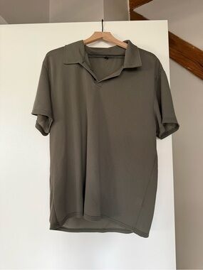 Amazon Men's Olive Polo Shirt - Green